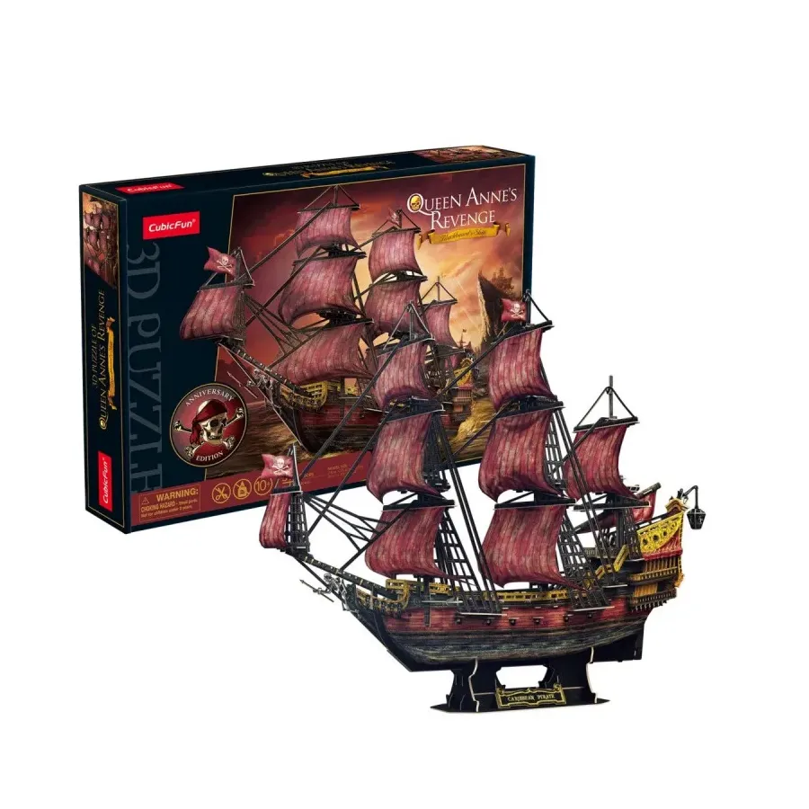 Puzzle 3D Zemsta Królowej Anny - Wersja Jubileuszowa