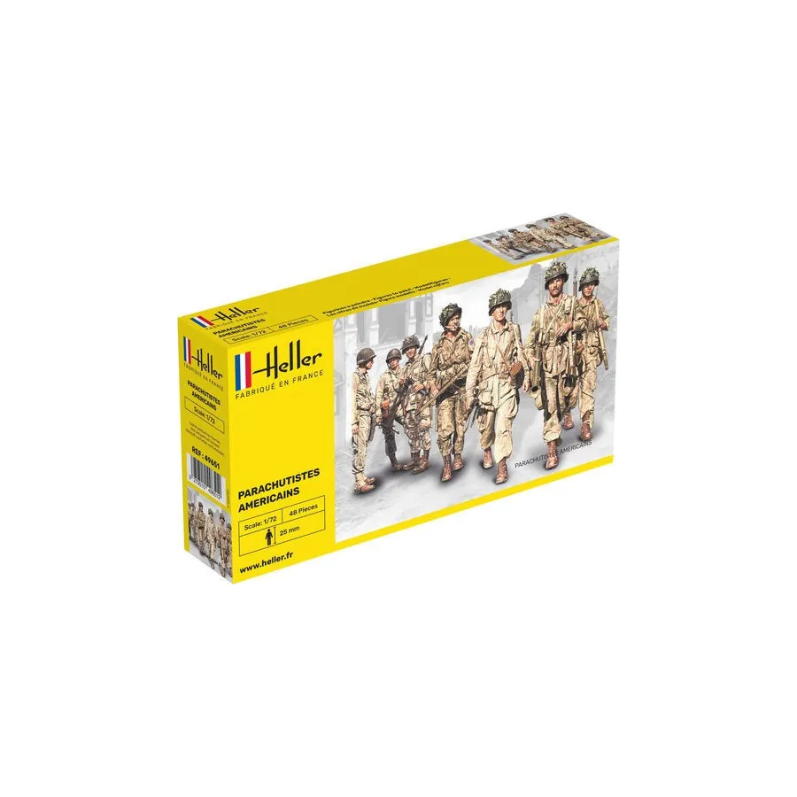 HELLER 49651 Figurki - Spadochroniarze amerykańscy - 1:72