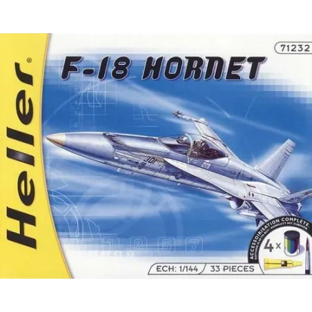 HELLER 49905 Starter Set - McDonnell Douglas F/A-18 Hornet - 1:144