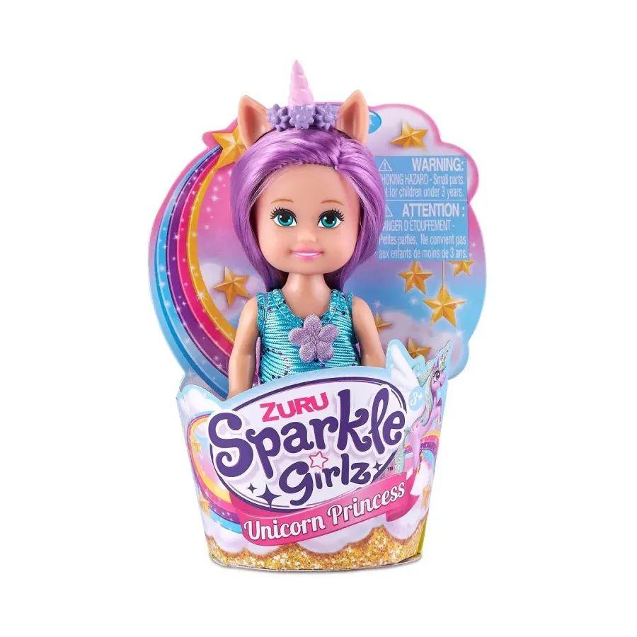 Lalka 4.7 cala Księżniczka Jednorożec Babeczka 48 sztuk