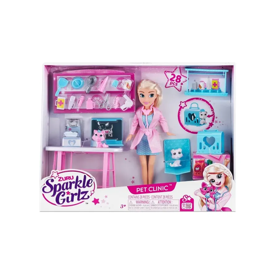 Lalka Zestaw Klinika Weterenaryjna