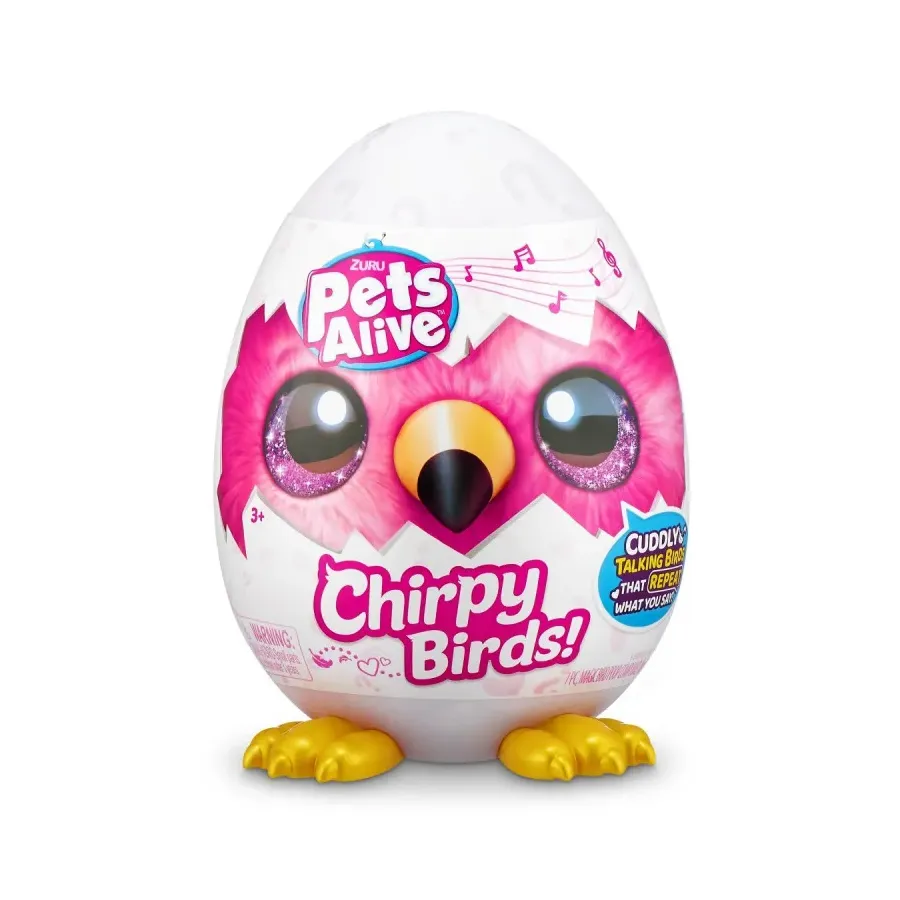 Maskotki interaktywne Wesołe Ptaszki karton 12 sztuk