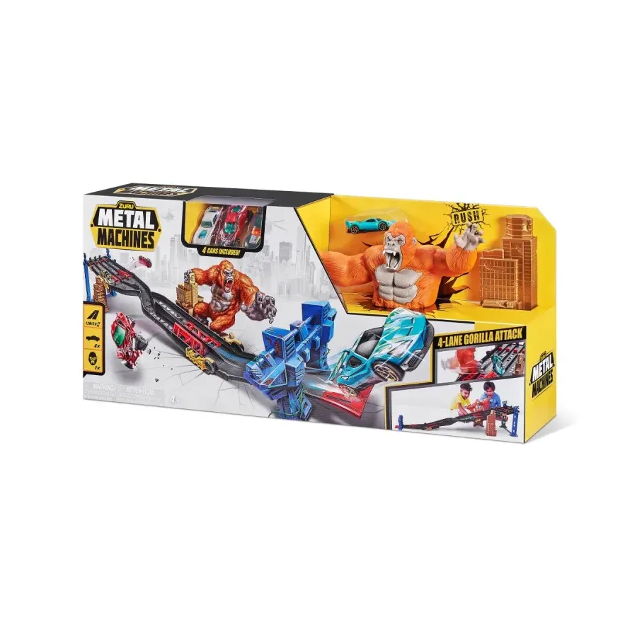 Tor samochodowy z 4 torami Atak Goryla