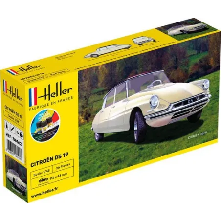 HELLER 56162 Starter Set - Citroen DS 19 - 1:43