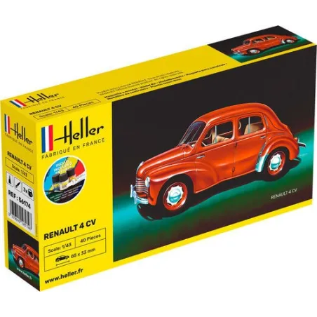 HELLER 56174 Starter Set - Renault 4 CV - 1:43