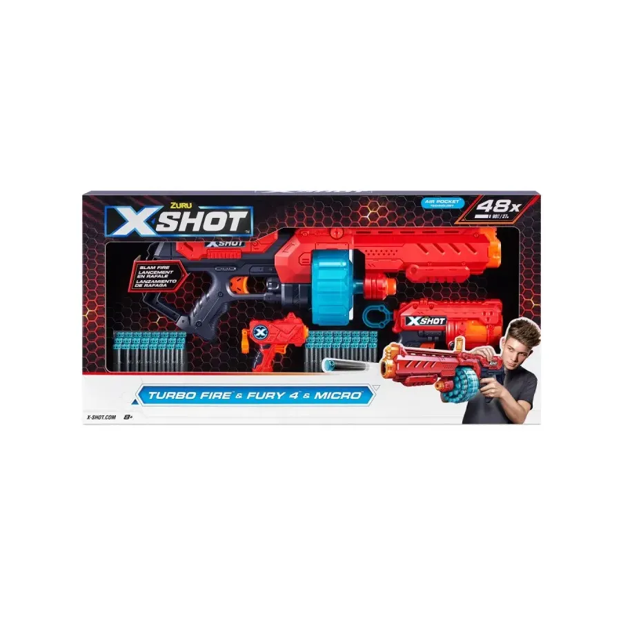 Wyrzutnia Excel Combo Pack Turbo Fire + Fury 4 + Micro