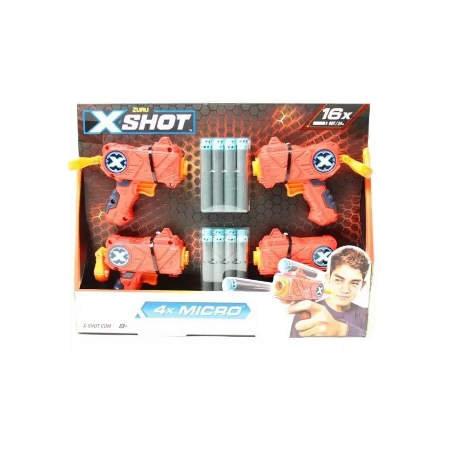 Zestaw wyrzutni Excel Micro 4-pak 16 strzałek