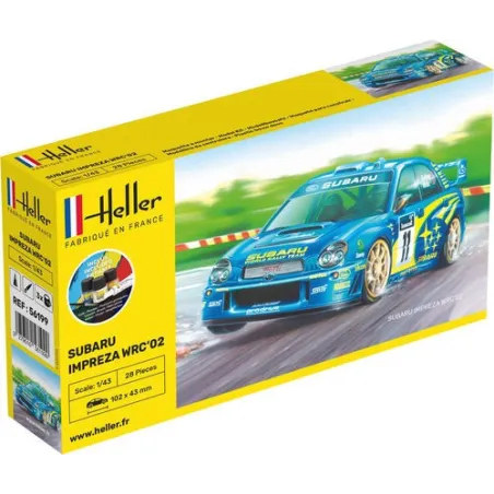 HELLER 56199 Starter Set - Subaru Impreza WRC 2002 - 1:43