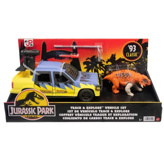 Jurassic World Nostalgia Pojazd i Dinozaur