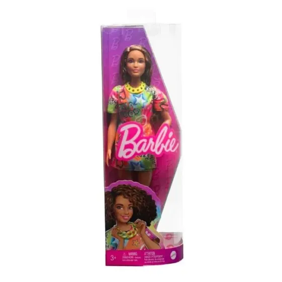 Lalka Barbie Fashionistas sukienka w graffiti