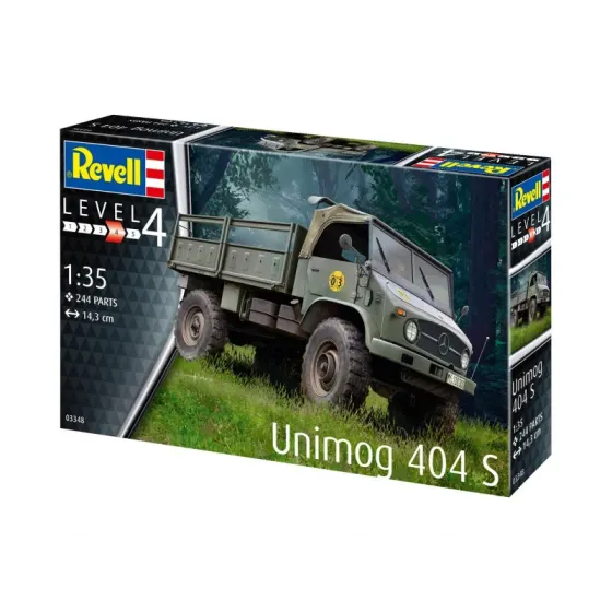 Model do sklejania Pojazd UNIMOG 404 S 1/35