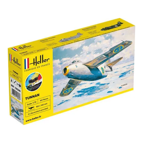 HELLER 56260 Starter Set - Saab Tunnan - 1:72