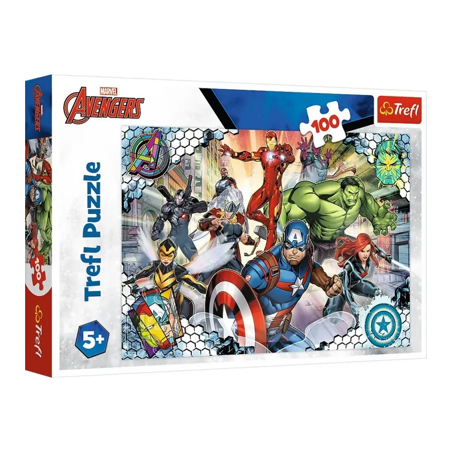 Puzzle 100 elementów Sławni Avengers