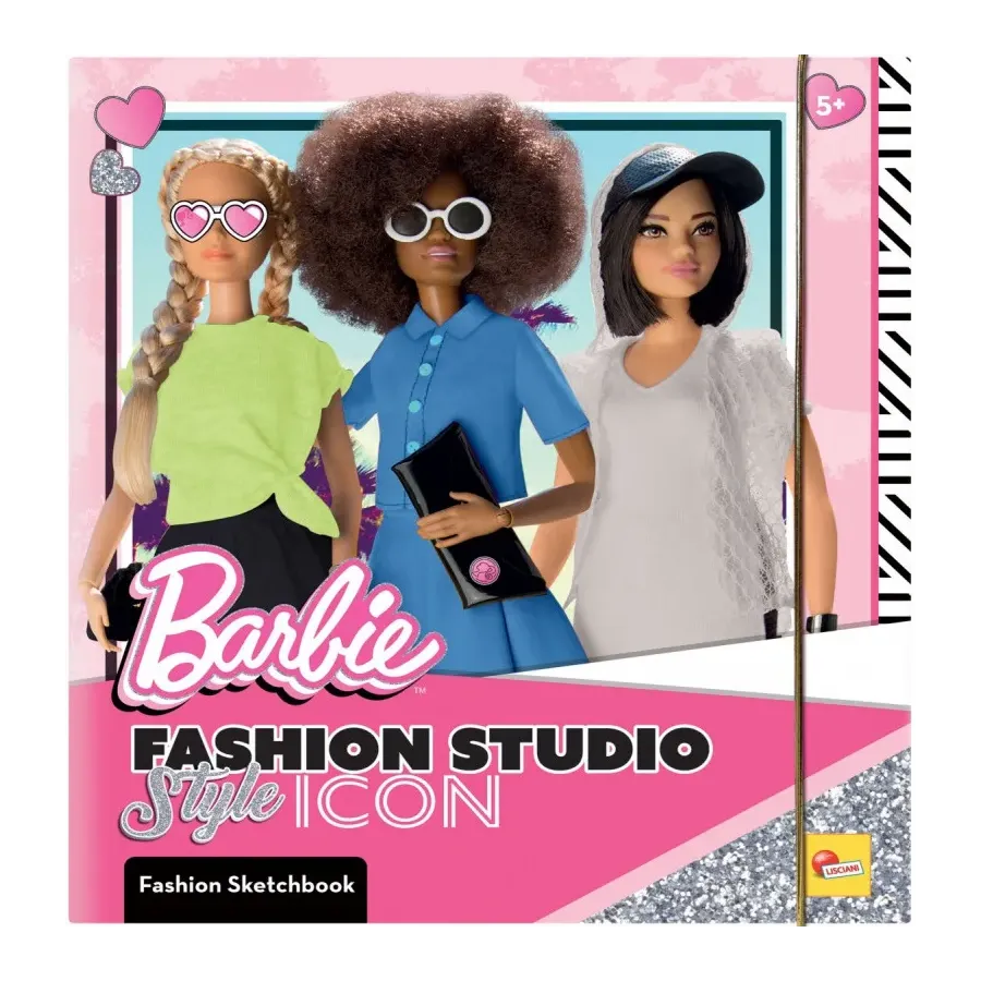 Ksiażeczka do projektowania sukienek Barbie