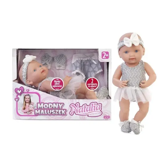Lalka Natalia Modny maluszek 38 cm