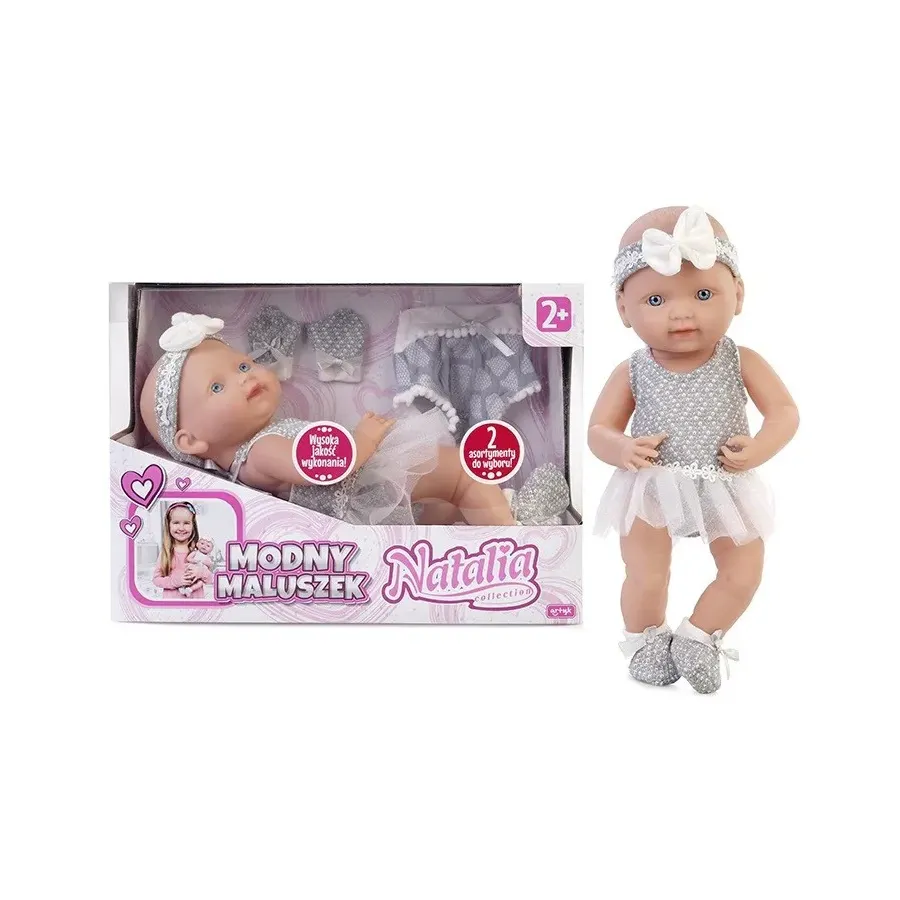 Lalka Natalia Modny maluszek 38 cm