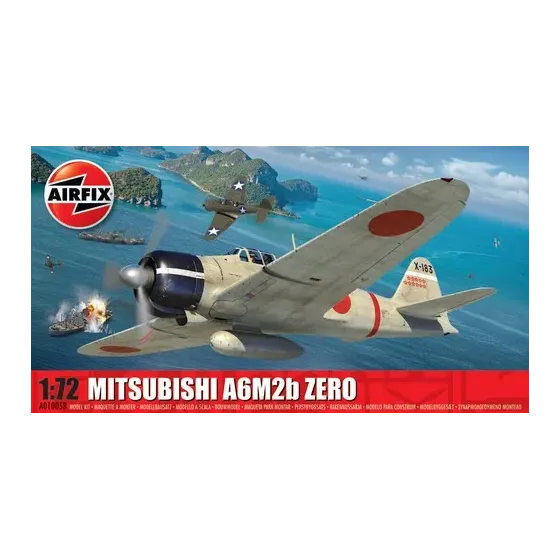 Model plastikowy Mitsubishi A6M2b Zero 1/72