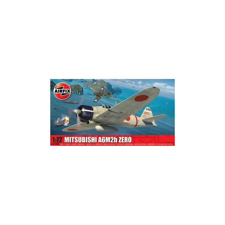 Model plastikowy Mitsubishi A6M2b Zero 1/72