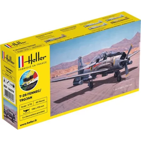 HELLER 56279 Starter Set - North American T-28 Fennec/Trojan - 1:72