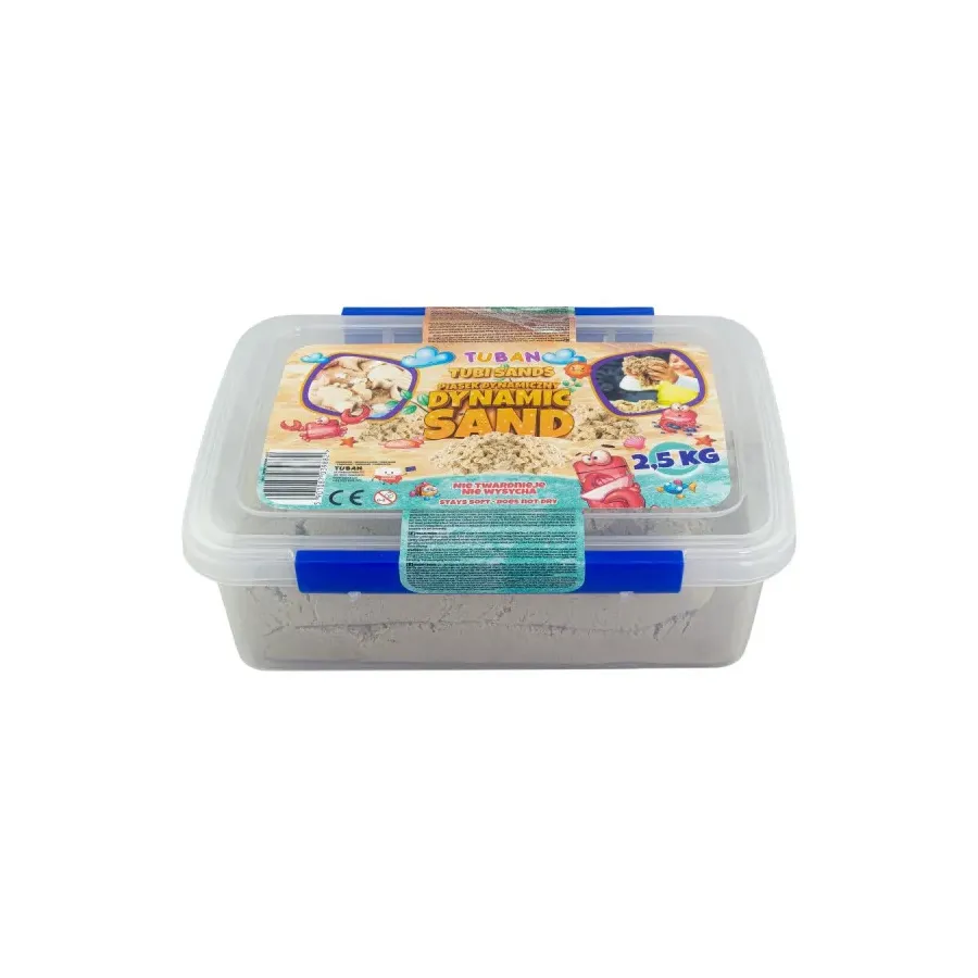 Piasek dynamiczny 2,5kg w pudełku, naturalny