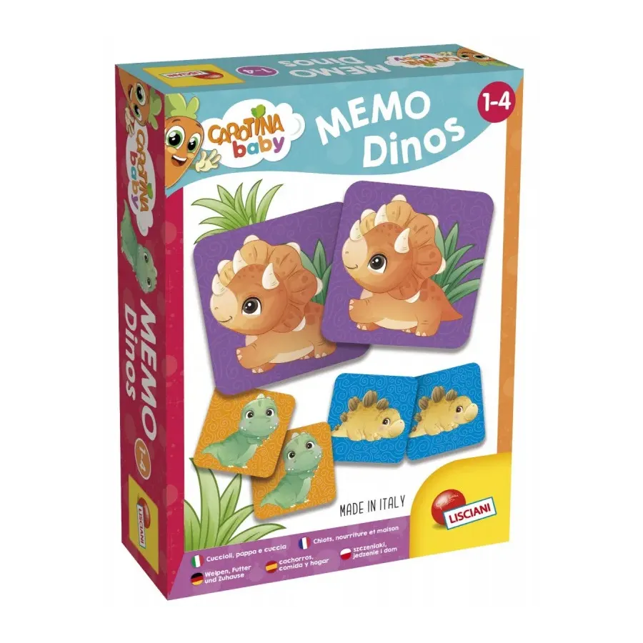 Gra pamięciowa Carotina Baby Dinozaury