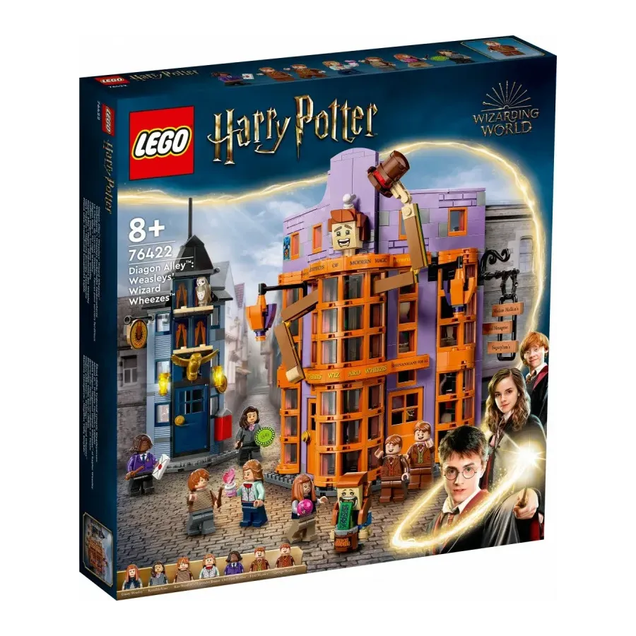 Klocki Harry Potter 76422 Ulica Pokątna: Magiczne dowcipy Weasleyów