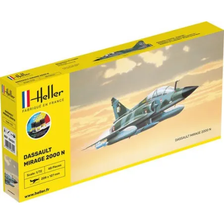 HELLER 56321 Starter Set - Mirage 2000 N - 1:72