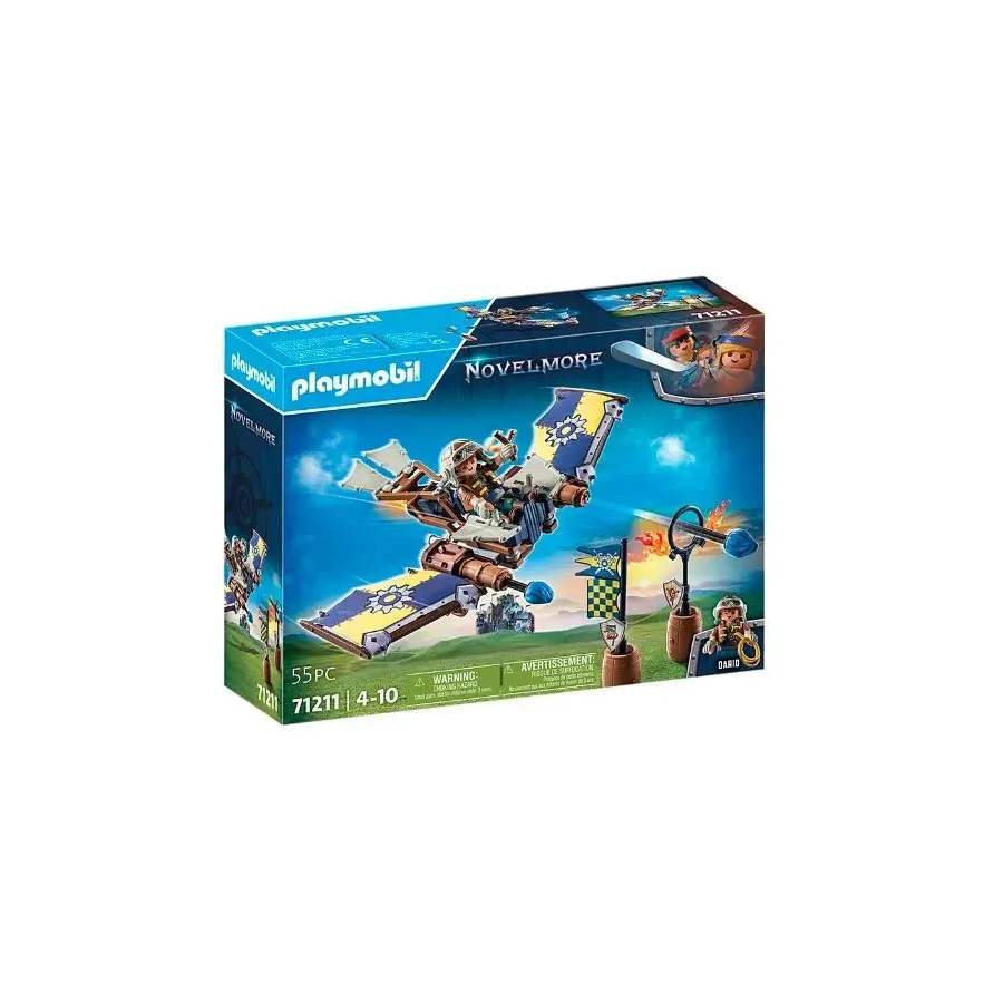 Zestaw z figurkami Novelmore 71211 Novelmore - Szybowiec Dario