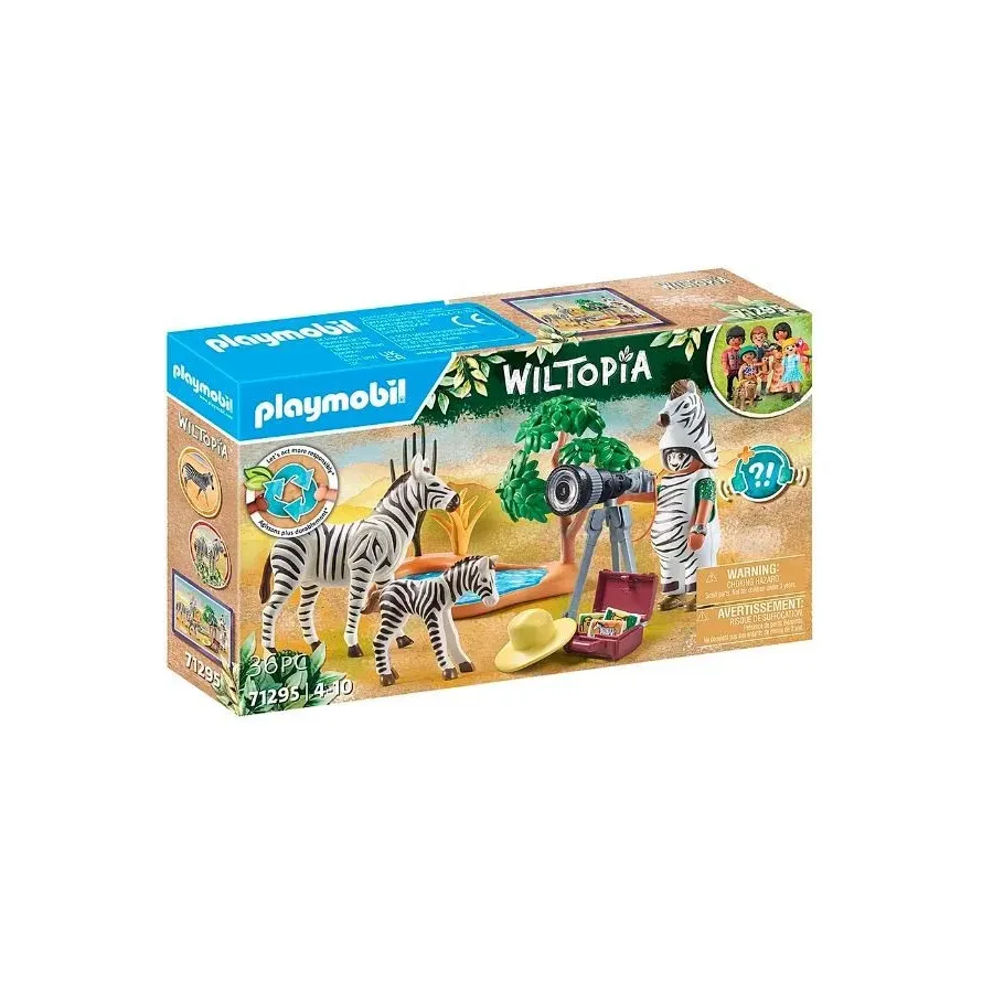 Zestaw z figurkami Wiltopia 71295 Wycieczka z fotografką zwierząt