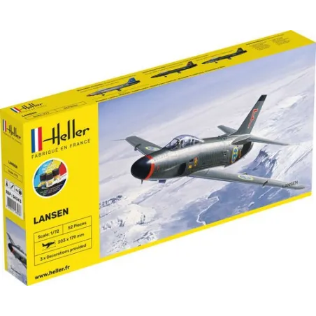 HELLER 56343 Starter Set - SAAB 32 Lansen - 1:72