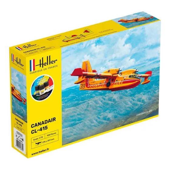 HELLER 56370 Starter Set - Canadair CL-415 - 1:72