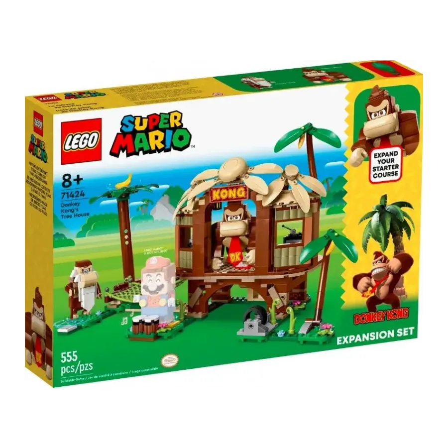 Klocki Super Mario 71424 Domek na drzewie Donkey Konga - zestaw rozszerzający