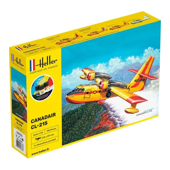 HELLER 56373 Starter Set - Canadair CL-215 - 1:72