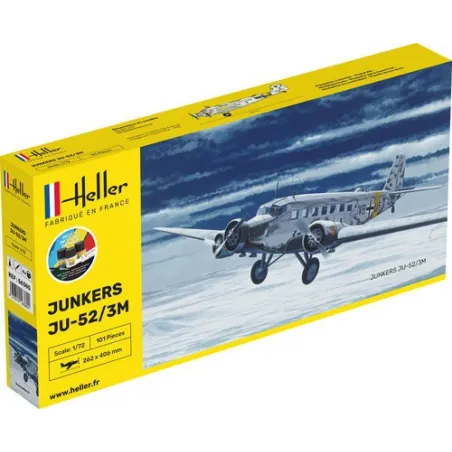 HELLER 56380 Starter Set - Junkers JU-52/3m - 1:72