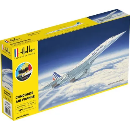 HELLER 56445 Starter Set - Concorde Air France - 1:125