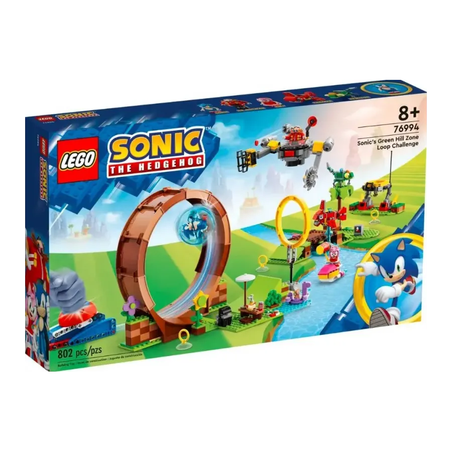 Klocki Sonic 76994 Wyzwanie z pętlą w Green Hill
