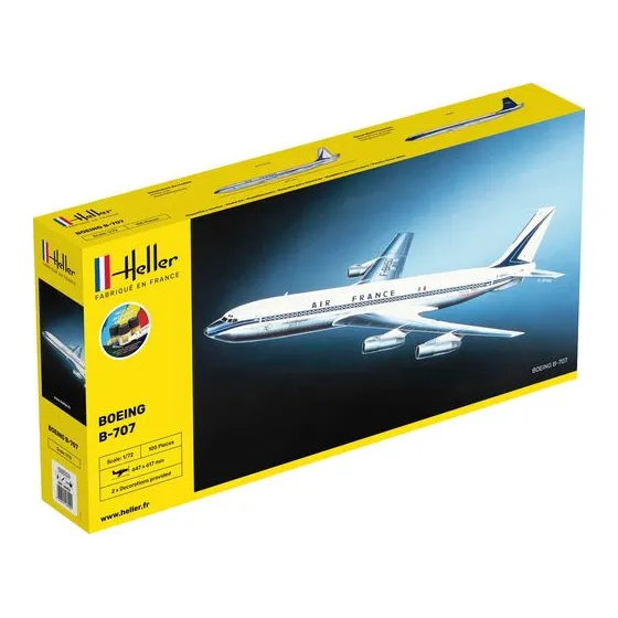 HELLER 56452 Starter Set - Boeing 707 Air France - 1:72