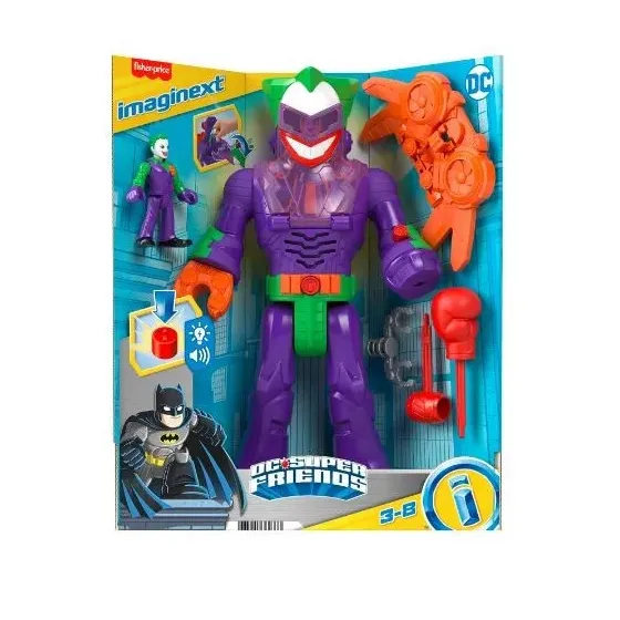 Zestaw figurek Imaginext DC Super Friends Joker i Śmiechorobot