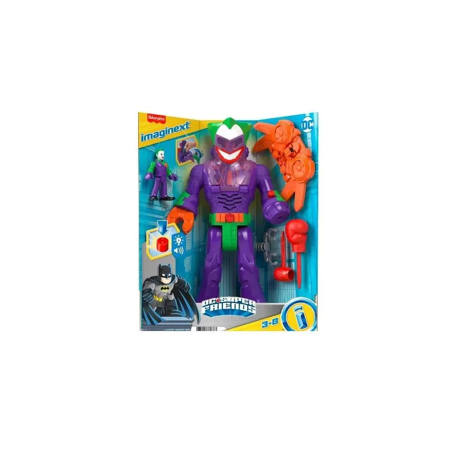 Zestaw figurek Imaginext DC Super Friends Joker i Śmiechorobot