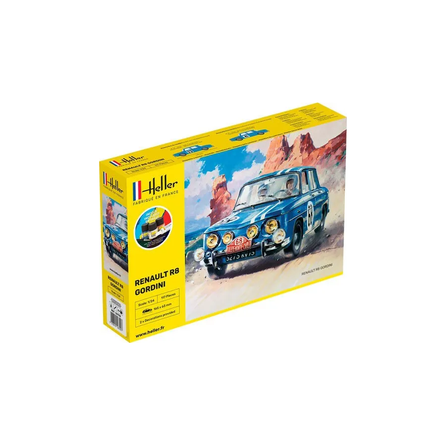 HELLER 56700 Starter Set - Renault R8 Gordini - 1:24