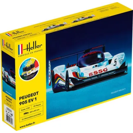 HELLER 56718 Starter Set - Peugeot 905 EV 1 BIS - 1:24