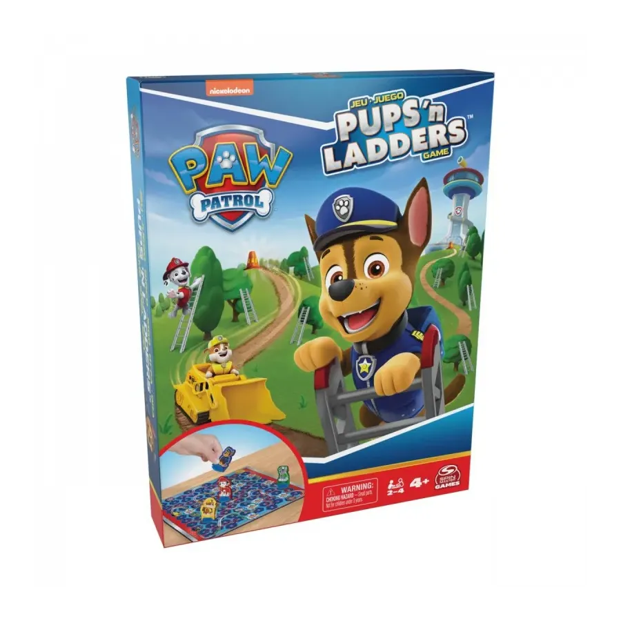 Gra Psi Patrol Planszówka z drabinami