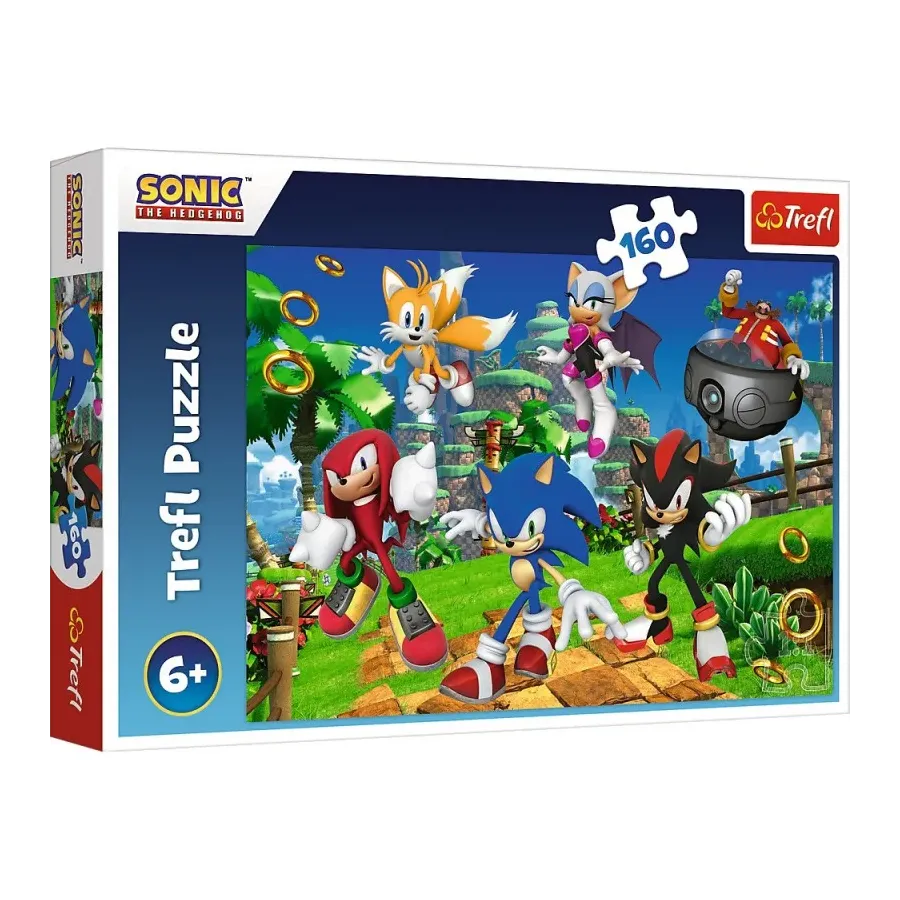 Puzzle 160 elementów Sonic i przyjaciele