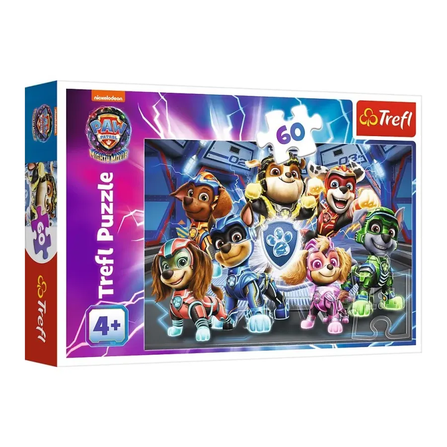 Puzzle 60 elementów Przygody bohaterów Psi Patrol Paw Patrol