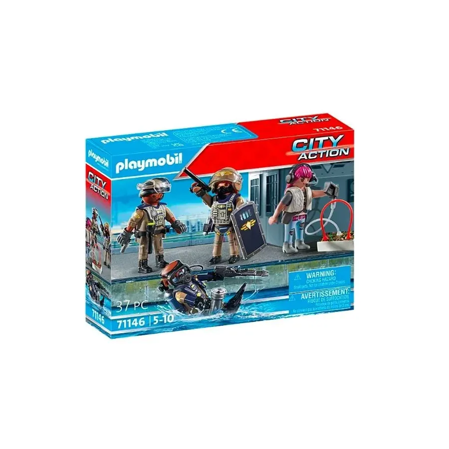 Zestaw figurek jednostki specjalnej City Action 71146