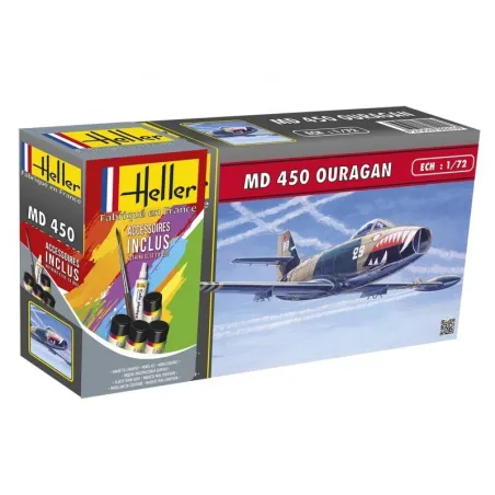 HELLER 56201 Starter Set - MD450 Ouragan - 1:72