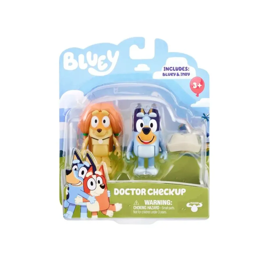 Zestaw figurek Bluey 2pak Wizyta u lekarza