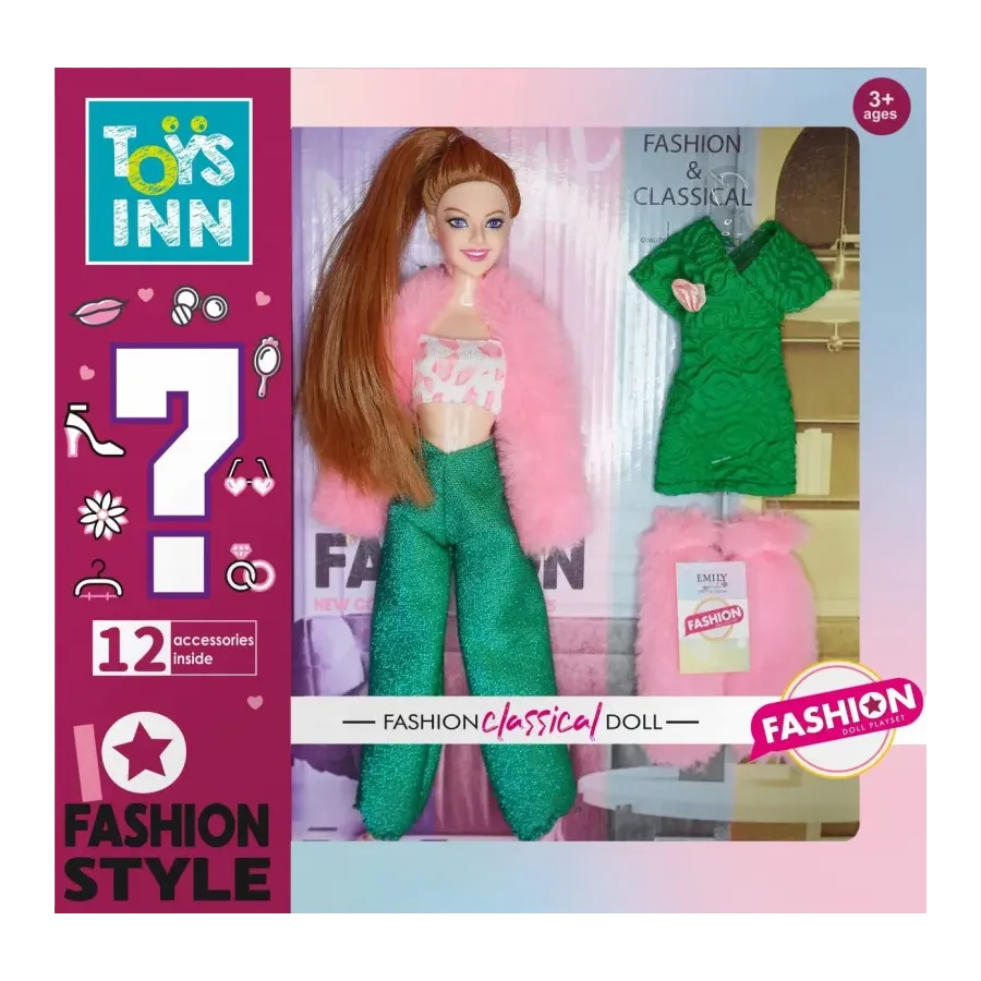 Lalka Emily Fashion różowy