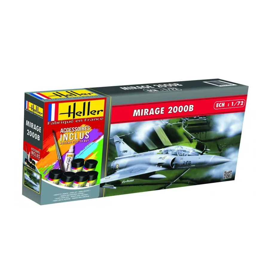 HELLER 56322 Starter Set - Mirage 2000 B - 1:72