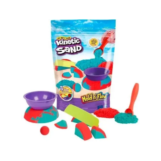 Kinetic Sand - Dwukolorowy piasek kinetyczny z akcesoriami